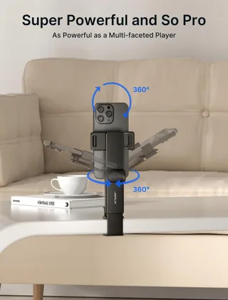 JSAUX Vliegtuig Telefoonhouder 360° Reisstandaard — miniatuur 8