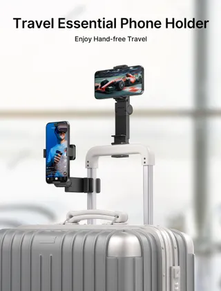 JSAUX Vliegtuig Telefoonhouder 360° Reisstandaard — miniatuur 3