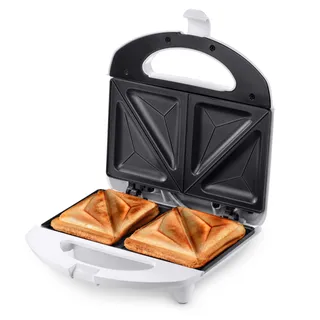 UFESA SW7862 Sandwichmaker 750W Anti-Aanbak Platen Wit — miniatuur 1