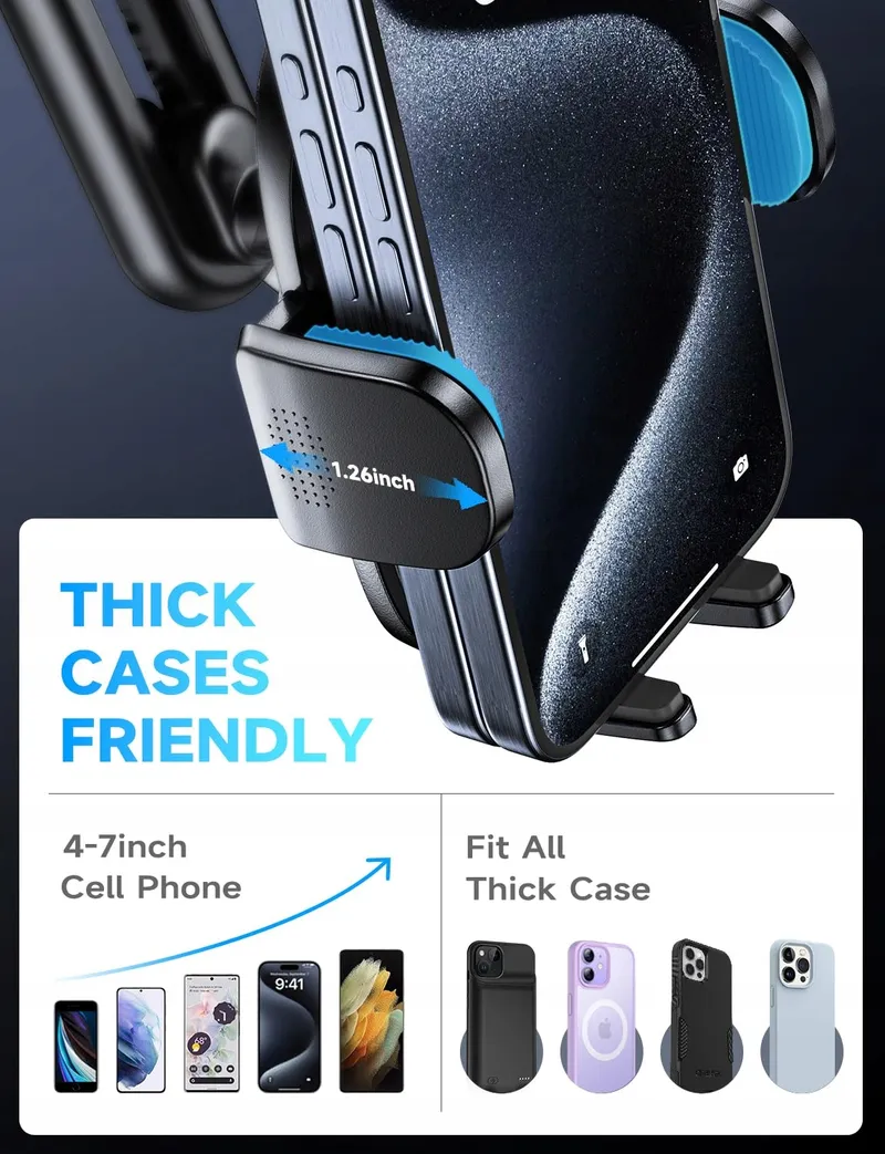 Autohouder Telefoon Ventilatierooster 360° Draaibaar — foto 5