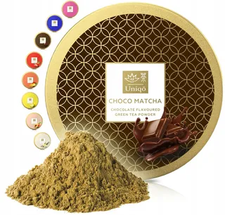TEA UNIQO Choco Matcha Poeder voor IJs Latte Shakes Bakken