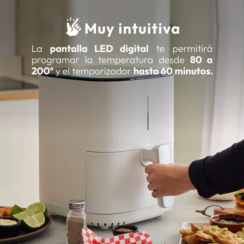 MASTERPRO I-Rocket 500 Airfryer 1500W 5L WiFi App — foto 5