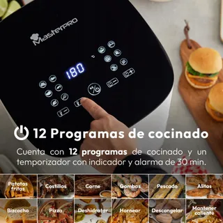 MASTERPRO I-Rocket 500 Airfryer 1500W 5L WiFi App — miniatuur 4