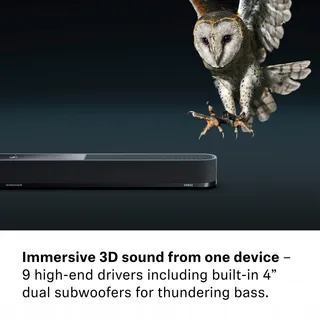 SENNHEISER Ambeo Soundbar Plus 3D Surround TV Muziek Dual Subwoofer — miniatuur 4
