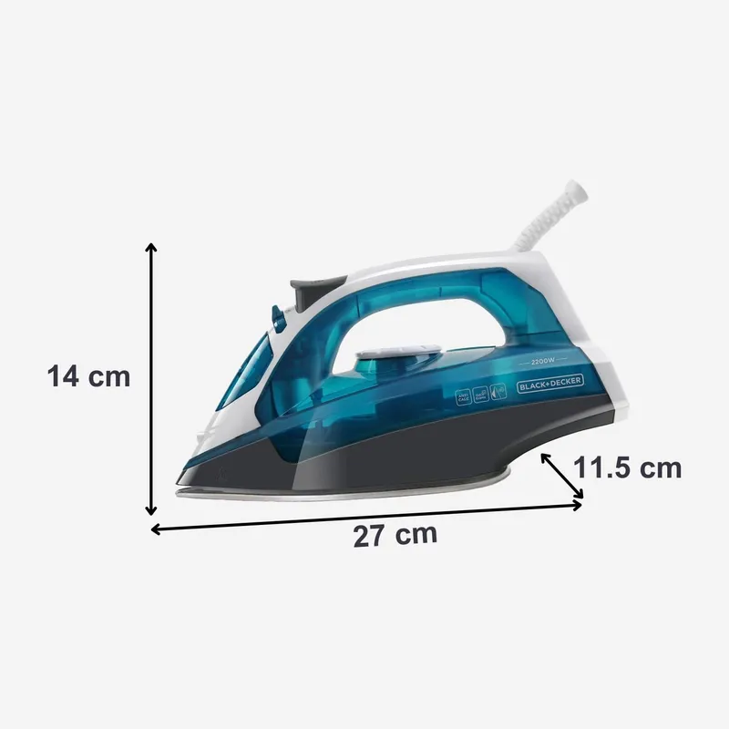 BLACK+DECKER Stoomstrijkijzer 2200W Kunststof Tank 370ml — foto 6