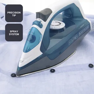 BLACK+DECKER Stoomstrijkijzer 2200W Kunststof Tank 370ml — miniatuur 4