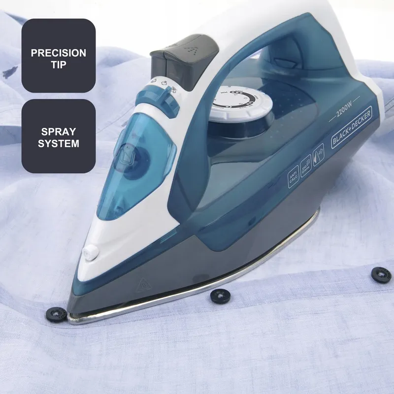 BLACK+DECKER Stoomstrijkijzer 2200W Kunststof Tank 370ml — foto 4