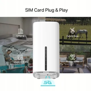 TP-LINK Archer NX600 Router 5G LTE WiFi 6 Dualband SIM 2.5G Poort — miniatuur 5