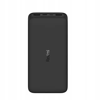 XIAOMI Redmi Powerbank 20000mAh 18W Snelladen USB-C USB-A Zwart — miniatuur 1