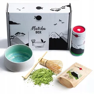 ORIGEENS Matcha Set met Keramiek en Bio Thee uit Japan — miniatuur 1