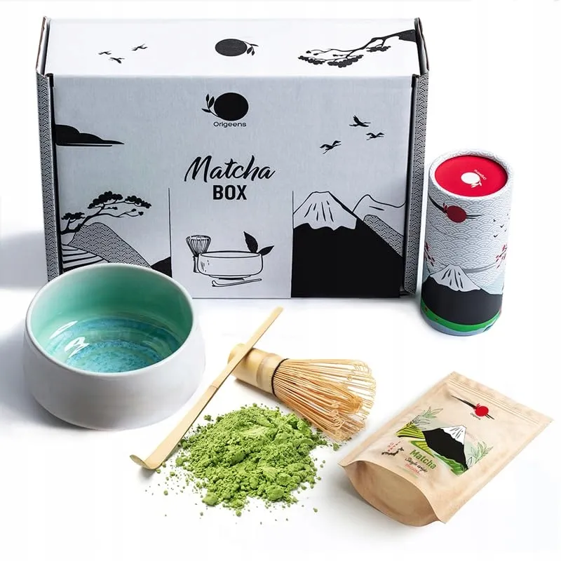 ORIGEENS Matcha Set met Keramiek en Bio Thee uit Japan — foto 1
