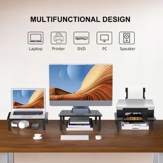 BRACWISER Universele Monitorstandaard Hoogteverstelbaar Laptop — miniatuur 5