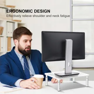 BRACWISER Universele Monitorstandaard Hoogteverstelbaar Laptop — miniatuur 7