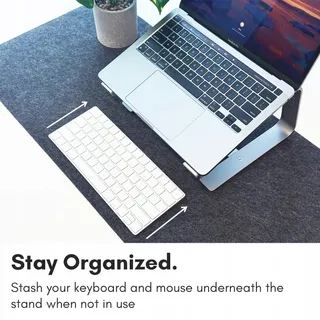 MACALLY Aluminium Laptopstandaard Bureau Universeel 25-44cm — miniatuur 5