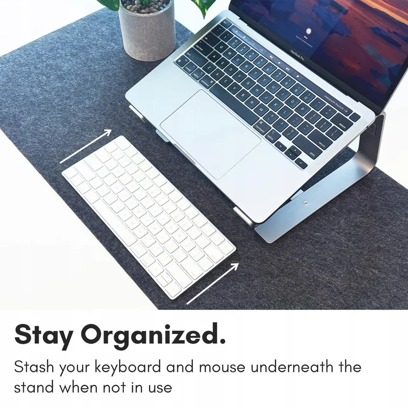 MACALLY Aluminium Laptopstandaard Bureau Universeel 25-44cm — foto 5