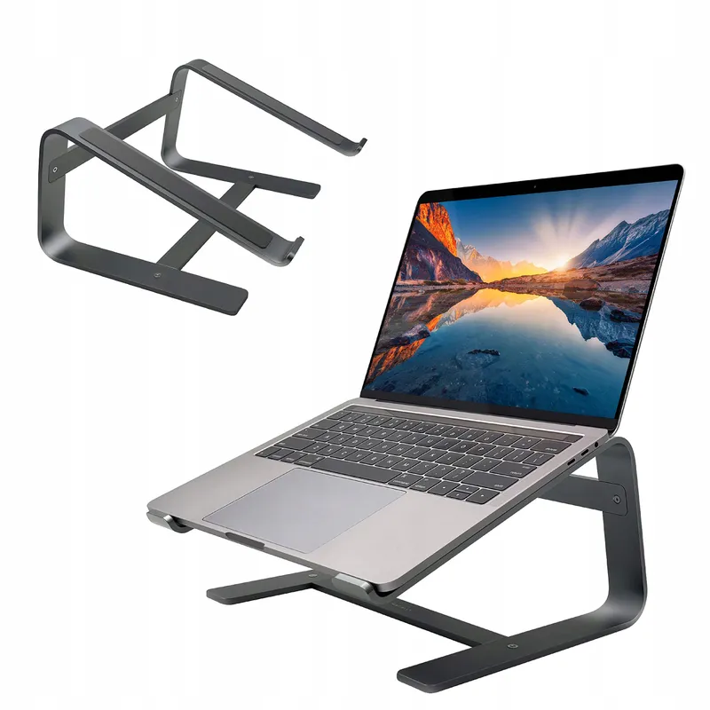 MACALLY Aluminium Laptopstandaard Bureau Universeel 25-44cm — foto 1