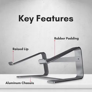 MACALLY Aluminium Laptopstandaard Bureau Universeel 25-44cm — miniatuur 6