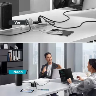 VEFVE Stekkerdoos 70W USB-C GaN 7-in-1 Laptop Telefoon — miniatuur 5