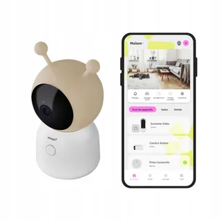 OMAJIN Slimme Babyfooncamera 2K HD Nachtzicht Temperatuursensor — miniatuur 1