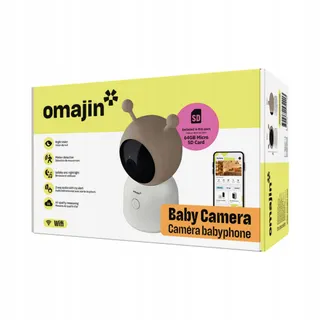 OMAJIN Slimme Babyfooncamera 2K HD Nachtzicht Temperatuursensor — miniatuur 7