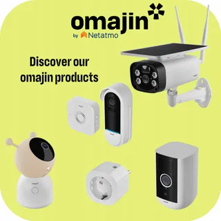 OMAJIN Slimme Babyfooncamera 2K HD Nachtzicht Temperatuursensor — miniatuur 8