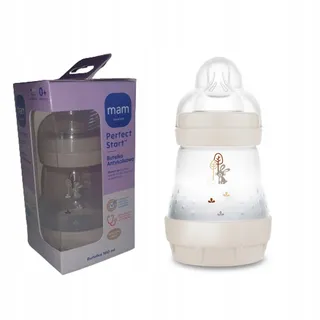 MAM Anti-koliek Fles 160ml Langzame Doorstroming 0+ Maanden — miniatuur 4