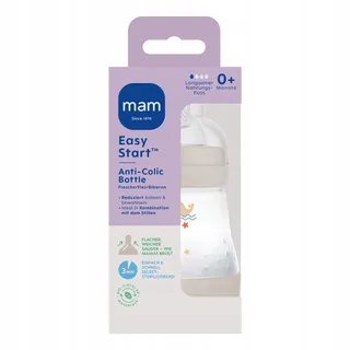 MAM Easy Start Antikoliek Babyfles 160ml Met Bodemventiel — miniatuur 2