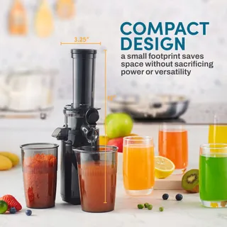 ELITE GOURMET EJX600 Compacte Slowjuicer — miniatuur 6