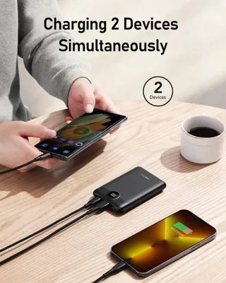 VEEKTOMX Powerbank 10000mAh 22,5W USB C Voor iPhone Samsung Huawei — miniatuur 4