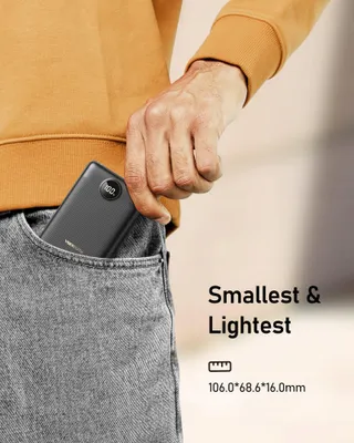VEEKTOMX Powerbank 10000mAh 22,5W USB C Voor iPhone Samsung Huawei — miniatuur 7