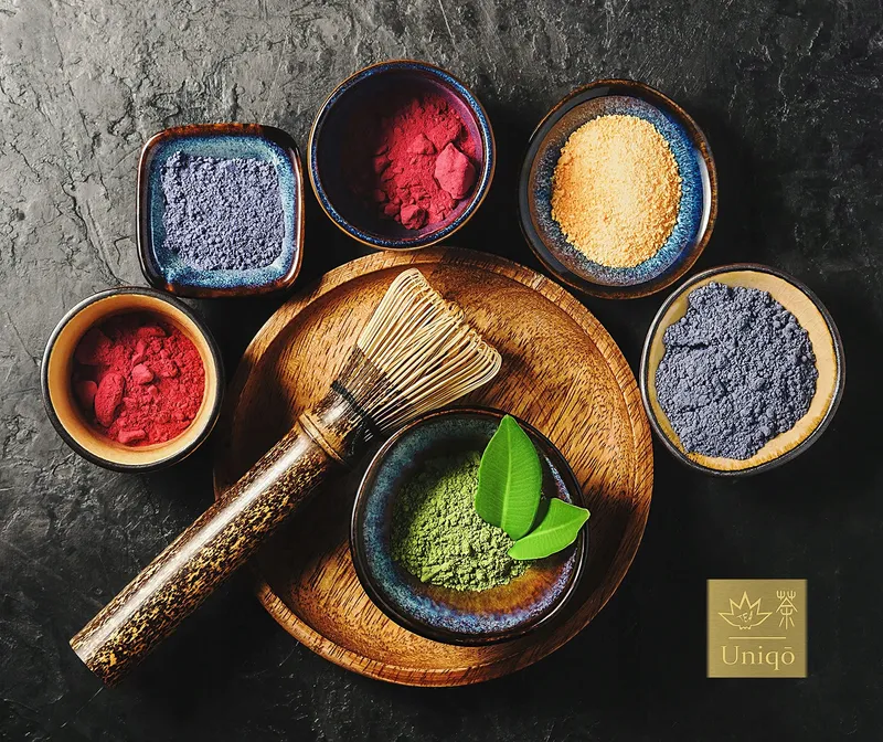 TEA UNIQO Roze Matcha Poeder 100% Natuurlijk Zonder Toevoegingen — foto 8