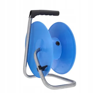 SCHWABE Camping Kabelhaspel 50m 2 Stopcontacten 230V IP44 Blauw — miniatuur 3