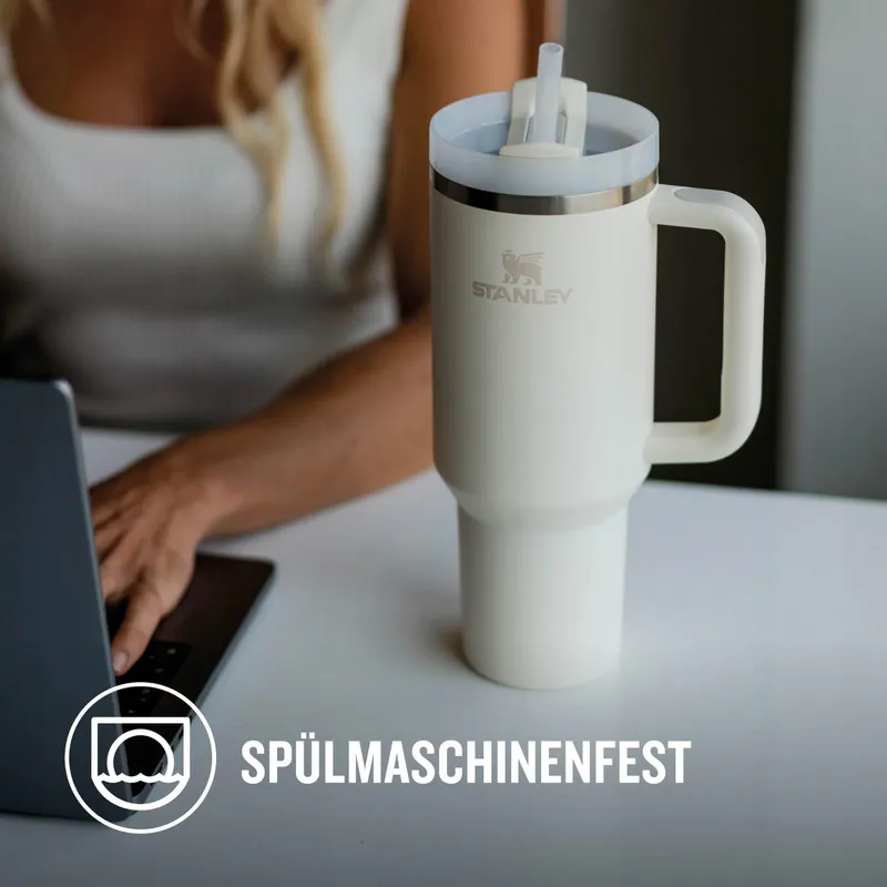 STANLEY Quencher H2.0 Thermosfles Met Rietje 1,2L Cream — foto 6