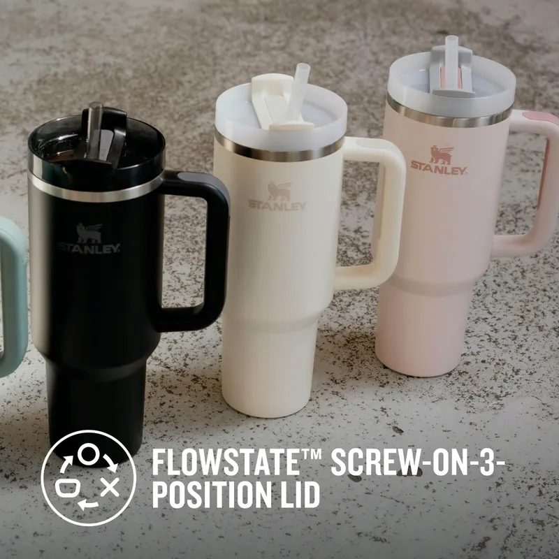 STANLEY Quencher H2.0 Thermosfles Met Rietje 1,2L Cream — foto 5