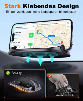 BEEASY Autotelefoonhouder Voor iPhone En Android — miniatuur 3