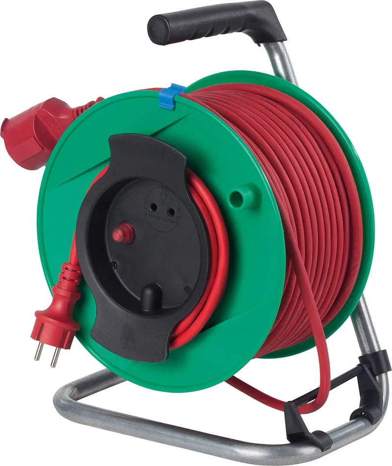 SCHWABE Kabelhaspel Tuin 50m IP44 230V 16A Rood — foto 1