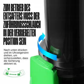 VENTRAY Ginnie Slow Juicer 60rpm 45mm BPA-vrij 100W Groen — miniatuur 5
