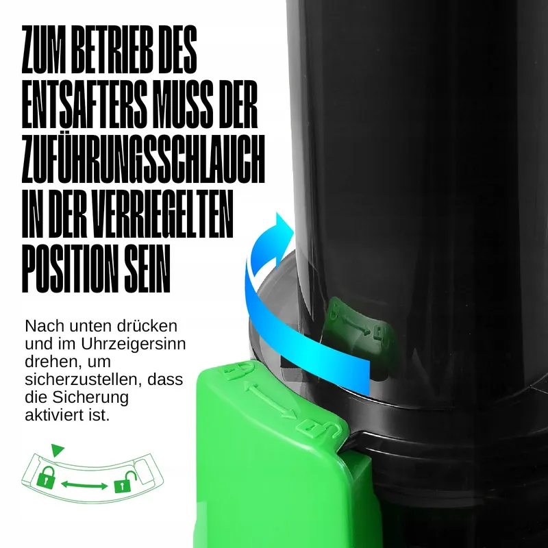 VENTRAY Ginnie Slow Juicer 60rpm 45mm BPA-vrij 100W Groen — foto 5