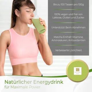 Japanse Matcha Groene Thee Poeder voor Latte Bubble Tea — miniatuur 5