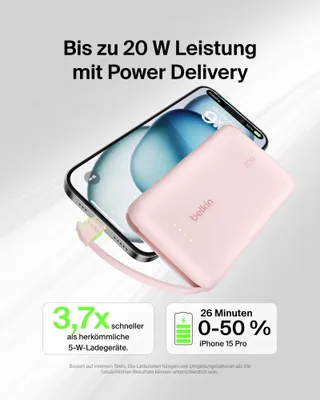 BELKIN BoostCharge Powerbank 10000mAh USB-C PD 20W — miniatuur 3