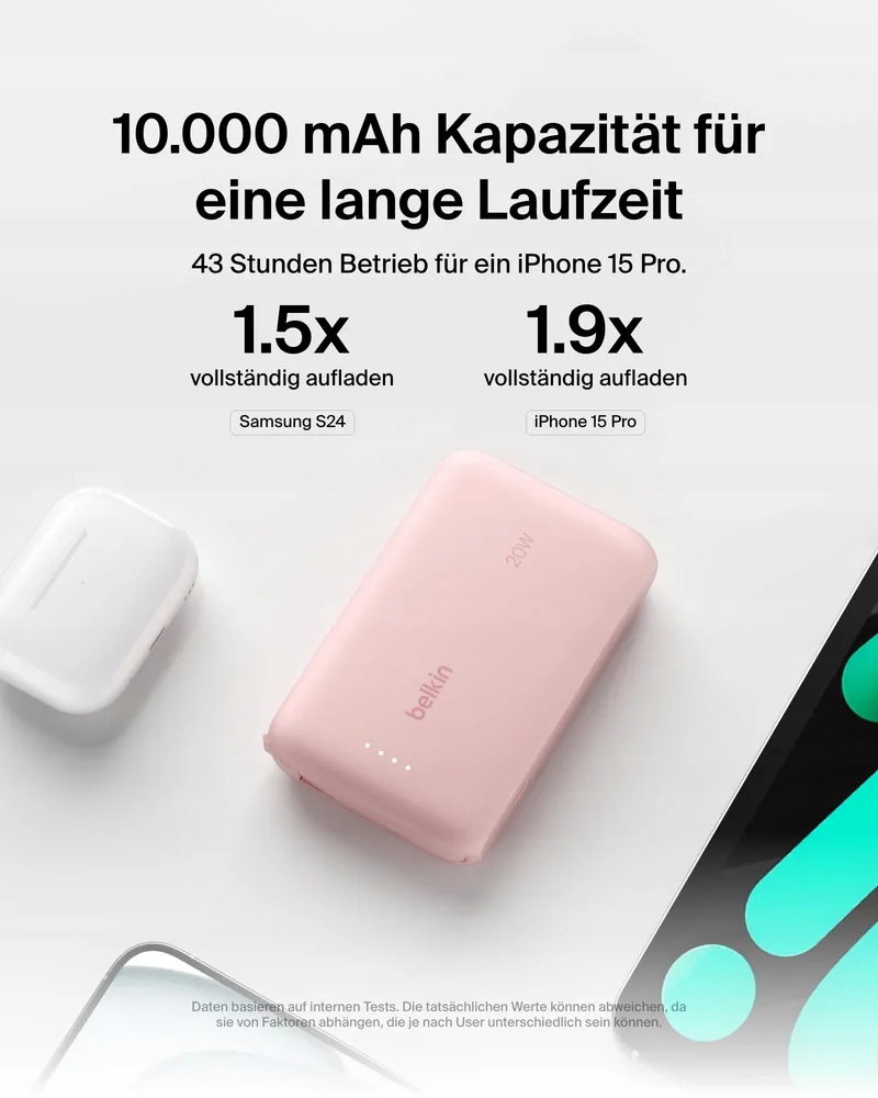 BELKIN BoostCharge Powerbank 10000mAh USB-C PD 20W — foto 5