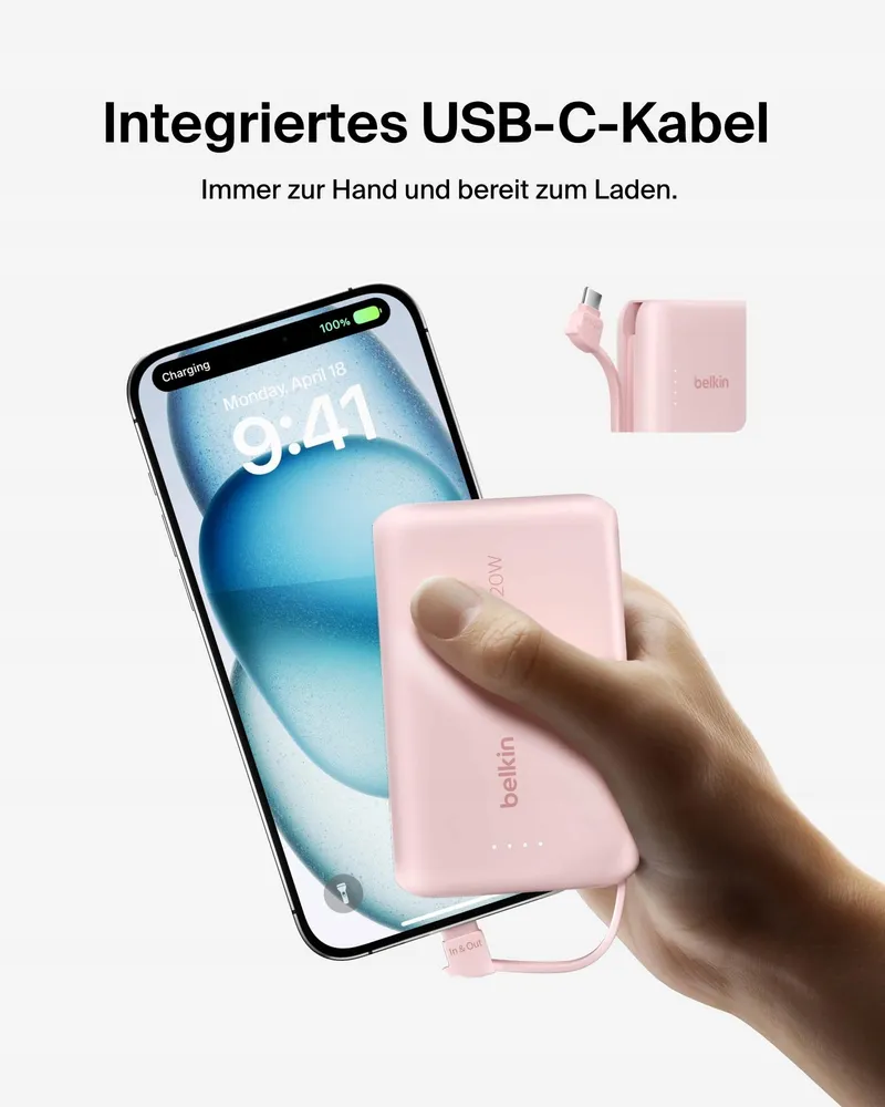 BELKIN BoostCharge Powerbank 10000mAh USB-C PD 20W — foto 6