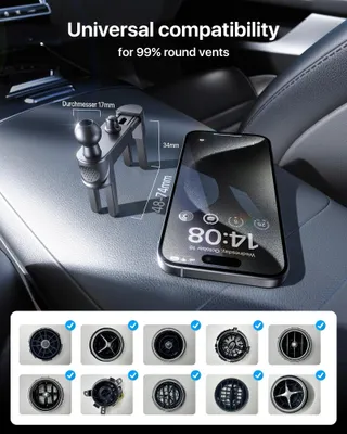 ANDOBIL Autohouder Mercedes Metalen Ventilatieclip 2025 — miniatuur 5