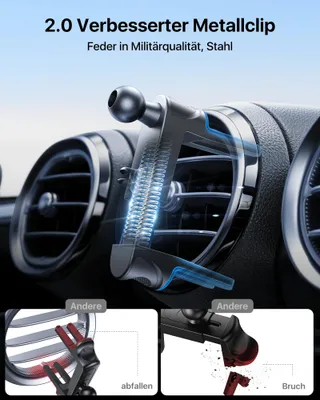 ANDOBIL Autohouder Mercedes Metalen Ventilatieclip 2025 — miniatuur 2