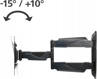 HAMA TV Muurbeugel Draaibaar 32-65 Inch VESA 75x75-400x400 35kg Zwart — miniatuur 16