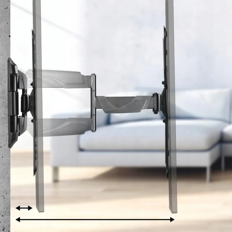 HAMA TV Muurbeugel Draaibaar 32-65 Inch VESA 75x75-400x400 35kg Zwart — foto 11
