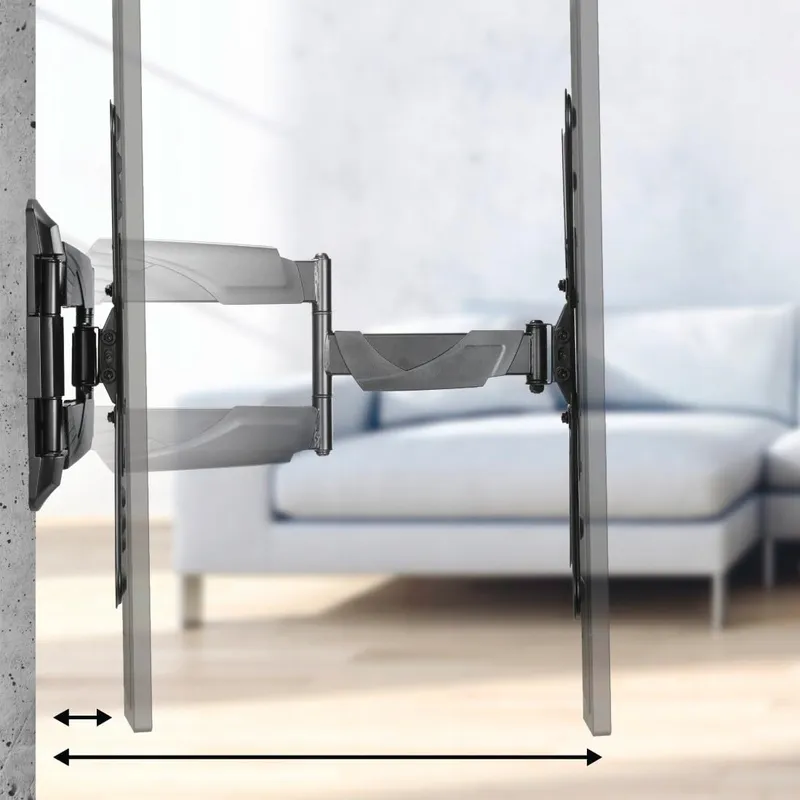 HAMA TV Muurbeugel Draaibaar 32-65 Inch VESA 75x75-400x400 35kg Zwart — foto 3