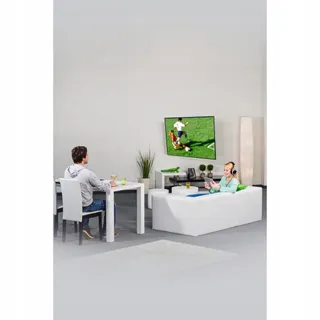 HAMA TV Muurbeugel Draaibaar 32-65 Inch VESA 75x75-400x400 35kg Zwart — miniatuur 7
