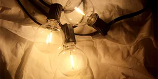 FANSANMY LED Lichtsnoer Buiten 18M G40 IP45 — miniatuur 10