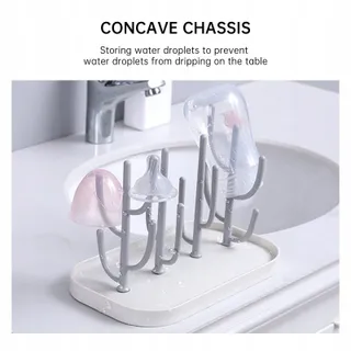 ELTHMPR Droogrek Babyflessen Flessenstandaard Accessoires — miniatuur 7